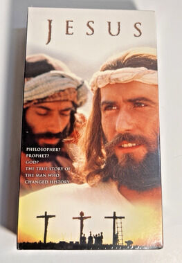 Jesus True Story The Man Who Changed History in Stereo Surround VHS Tape Sealed